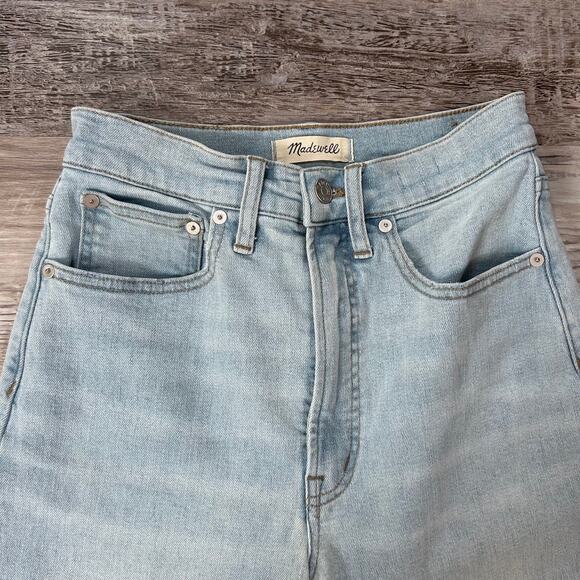 Madewell Perfect Vintage Straight Jean 27 Light Wash Denim - Picture 4 of 8